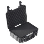 OUTDOOR resväska i svart med Skuminteriör 205x145x80 mm Volume: 2,3 L Model: 500/B/SI